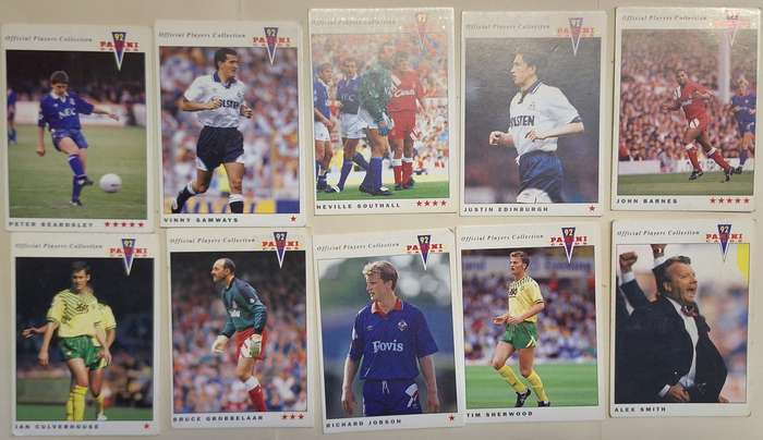Panini 92 Soccer Lot of 10 Cards