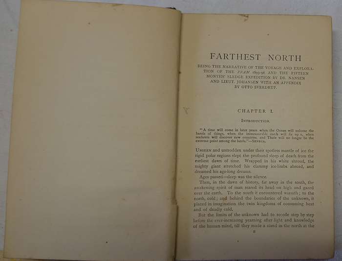 Farthest North by Fridtjof Nansen Hardcover 1897 Vol 1 and 2