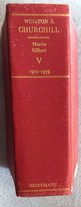 Winston S Churchill by Martin Gilbert Vol V 1922-1939