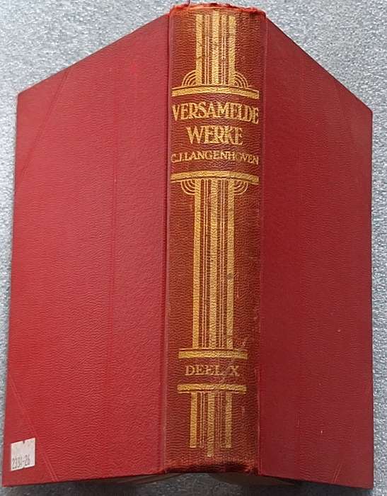 Versamelde Werke van C J Langenhoven Deel X Hardeband 1937