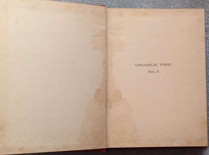 Versamelde Werke van C J Langenhoven Deel X Hardeband 1937