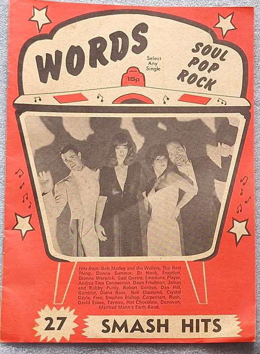 Words Record Song Book No. 27