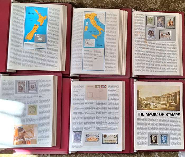 International Encyclopedia of Stamps in 6 Folders