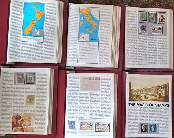 International Encyclopedia of Stamps in 6 Folders