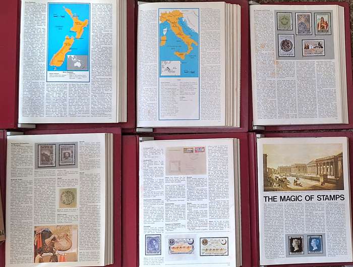 International Encyclopedia of Stamps in 6 Folders