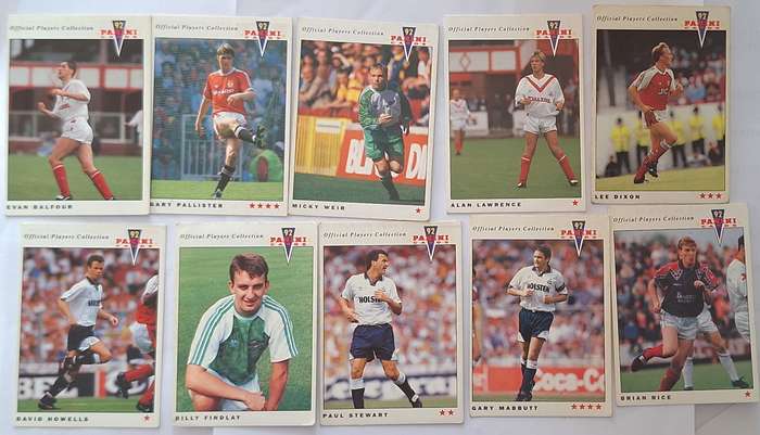 Panini 92 Soccer Lot of 10 Cards
