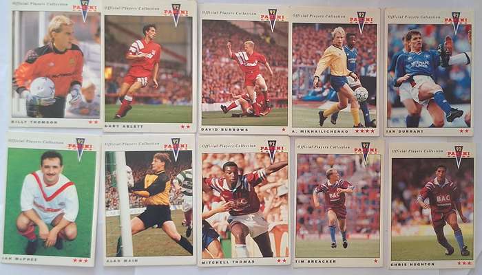 Panini 92 Soccer Lot of 10 Cards