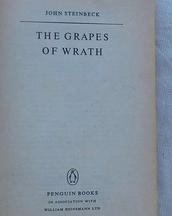 The Grapes of Wrath by John Steinbeck Paperback