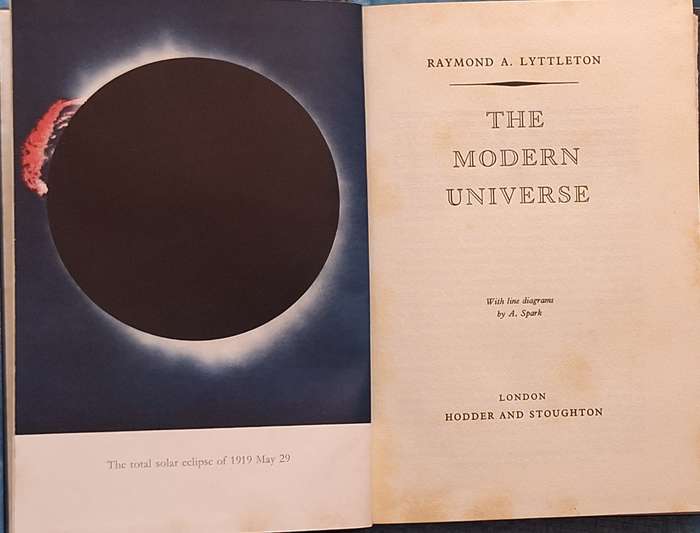 The Modern Universe by Raymond A Lyttleton Hardcover 1956