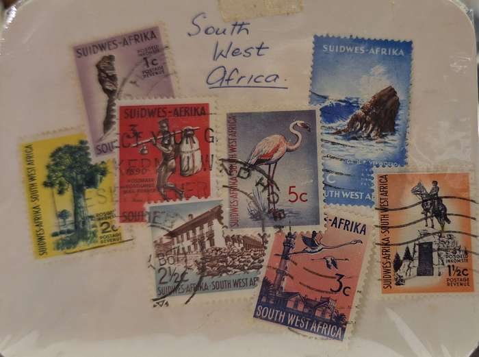 South West Africa Mixed Lot of 8 Used stamps