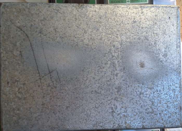 Galvanised Steel Storage Box with Hinged Lid