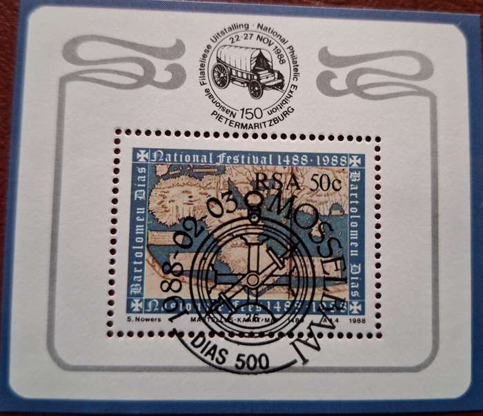 South Africa 1988 Dias Festival 1 Cancelled Foundation Miniature Sheet