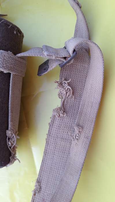 WW2 Water Bottle with Felt Cover and Straps