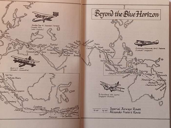 Beyond the Blue Horizon by Alexander Frater Hardcover 1986
