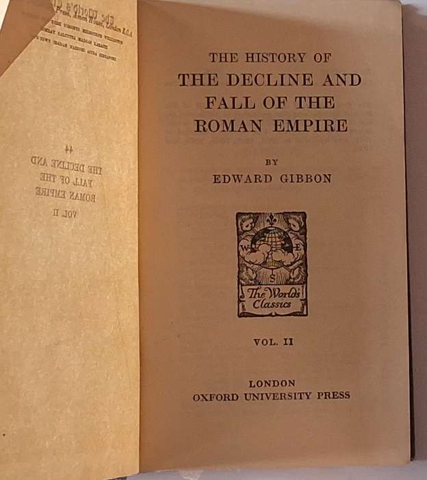 The Decline and Fall of the Roman Empire Vol II by Edward Gibbon Hardcover