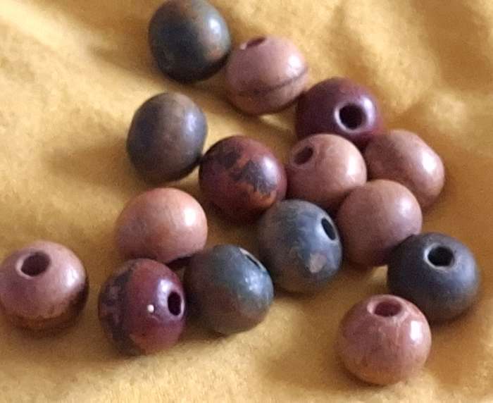 Wooden Beads (55 in Packet)