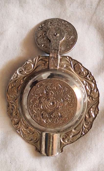 Small Vintage Metal Ashtray with "Red Sails" Crest