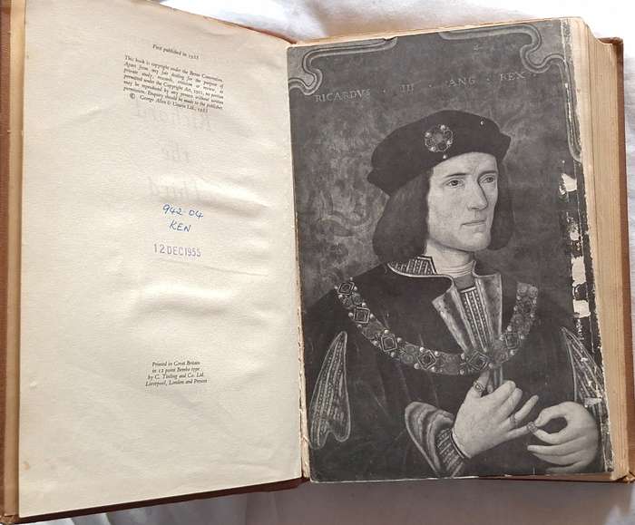 Richard the Third by Paul Murray Kendall Hardcover 1955