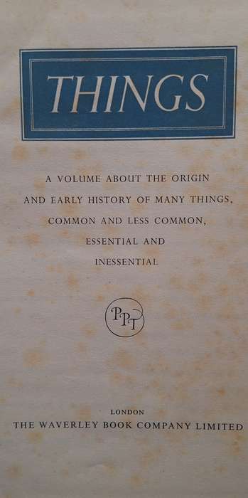 People, Places and Things: Vol 3 Things Ed: Geoffrey Grigson & Charles Harvard Gibbs-SmithHardcover