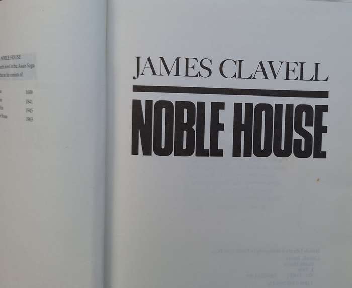 Noble House by James Clavell Hardcover