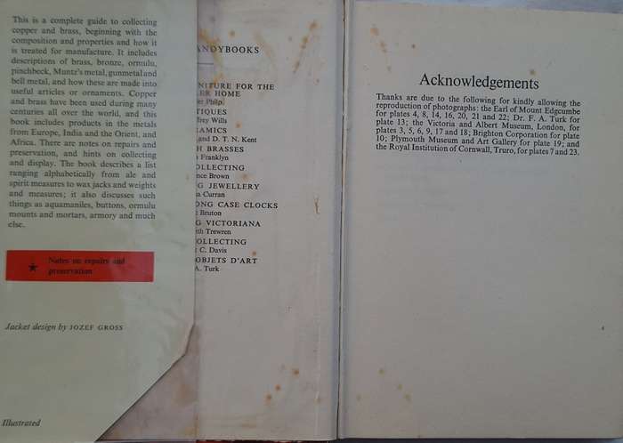 Collecting Copper and Brass by Geoffrey Wills Hardcover