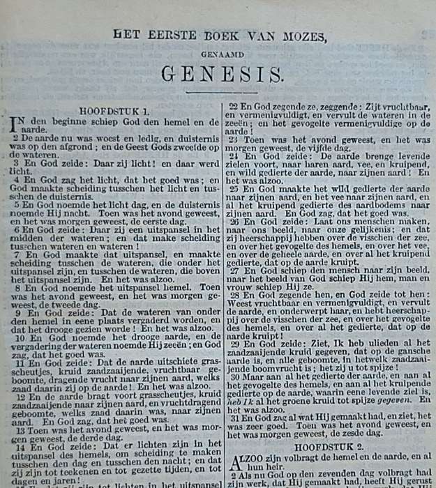 Bijbel De Gansche Heilige Schrift Ouden en Neiuwen Testaments 1903
