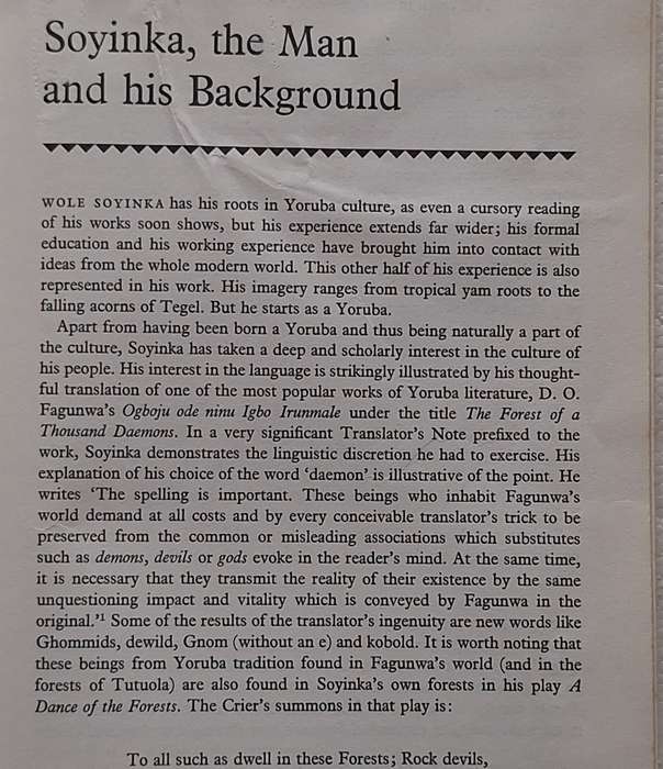 The Writing of Wole Soyinka by Eldred Durosimi Jones Paperback