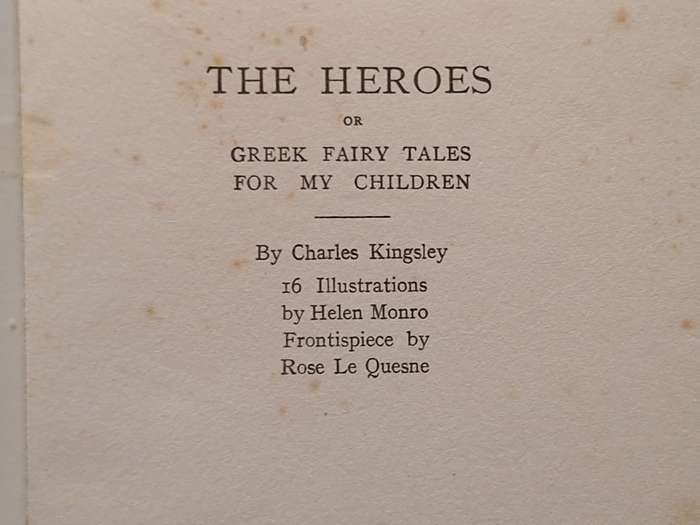 The Heroes by Charles Kingsley Hardcover
