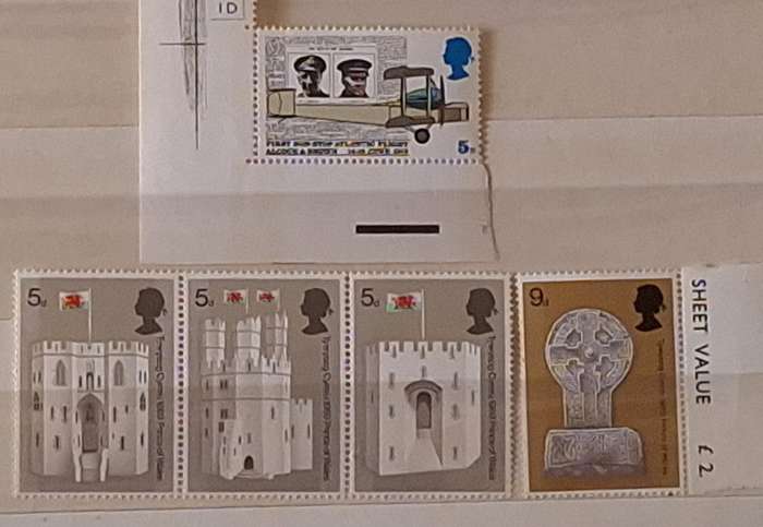 GB Mixed Lot of 5 Mint stamps