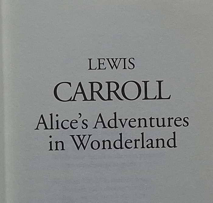 Alice's Adventures in Wonderland by Lewis Carroll The Children's Golden Library Hardcover