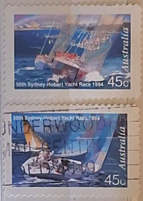 Australia 1994 Sydney Hobart Race Set of 2 Used Hinged stamps