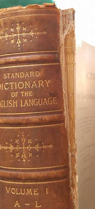Standard Dictionary of the English Language  Large Hardcover  1899
