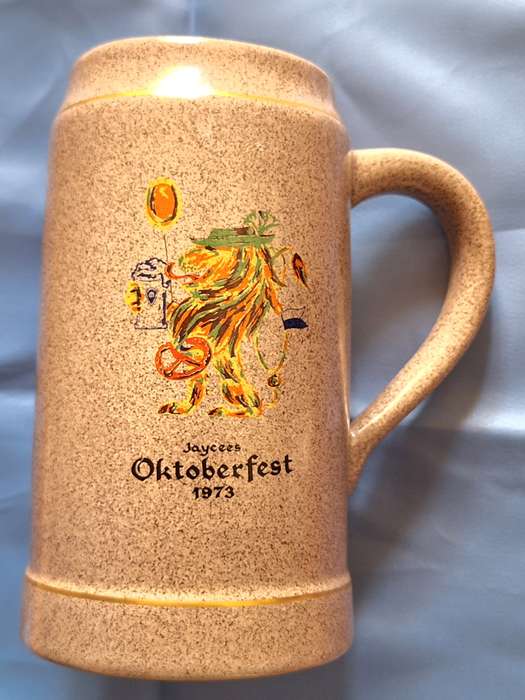 Oktoberfest Jaycees 1973 Tankard By Norbel Potteries Salisbury Rhodesia (TAN)