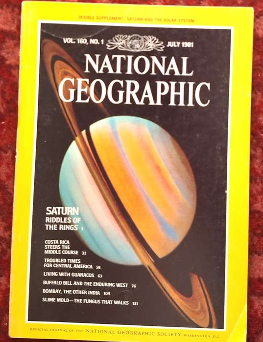National Geographic July 1981 Vol. 160 No. 1 Saturn: Riddles of the Rings