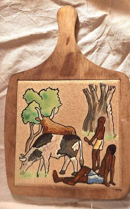 Ply-Wood Serving Board with Tile Insert