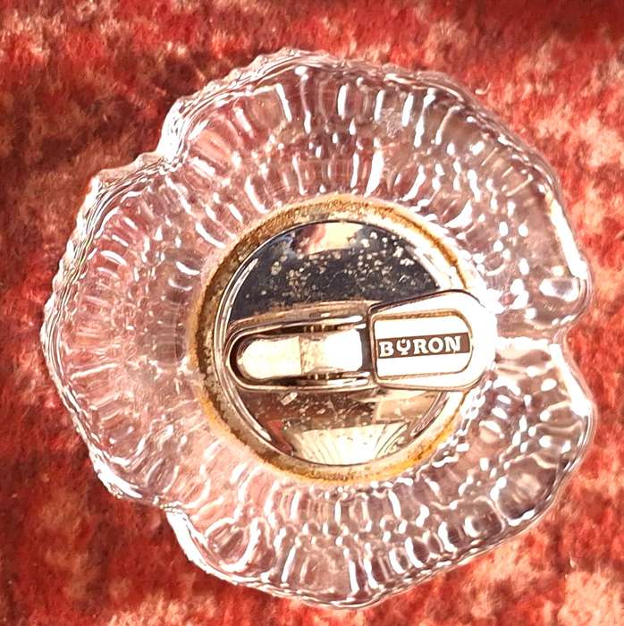 Vintage Byron Table Lighter with Glass Base