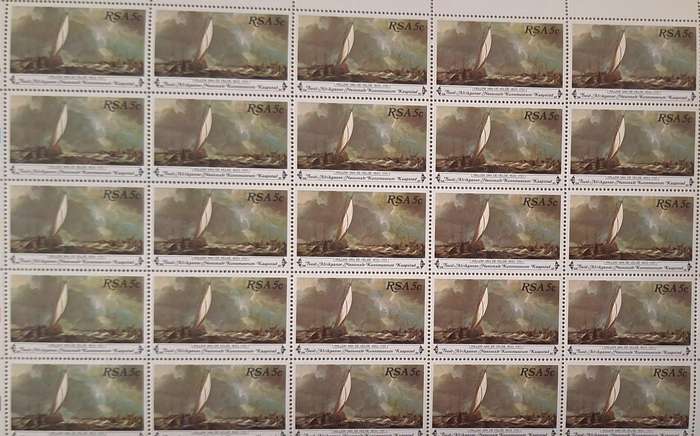 RSA 1980 5c Mint Sheet of 25 stamps