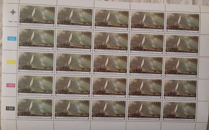 RSA 1980 5c Mint Sheet of 25 stamps