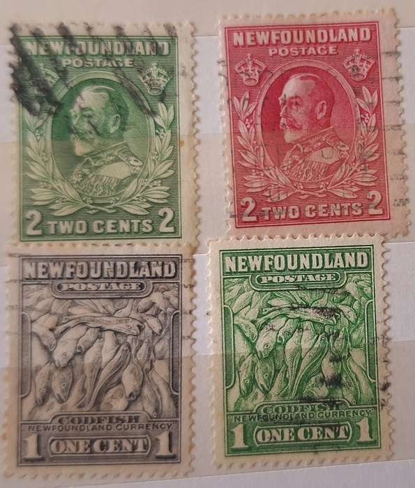 Newfoundland 1932 Definitives 4 Used Hinged stamps