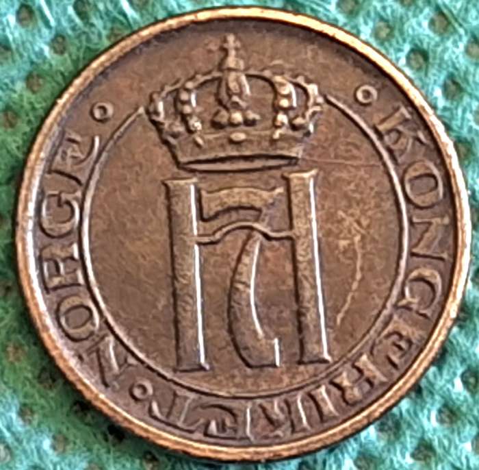 Norway 1951 1 ore Bronze