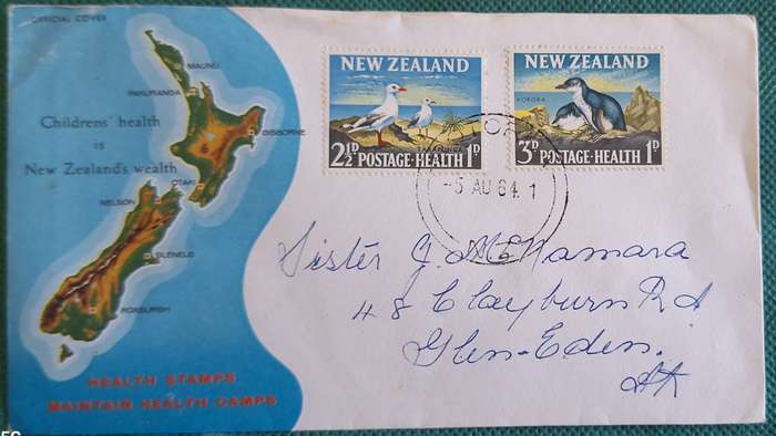 New Zealand 1964 Health Issue FDC