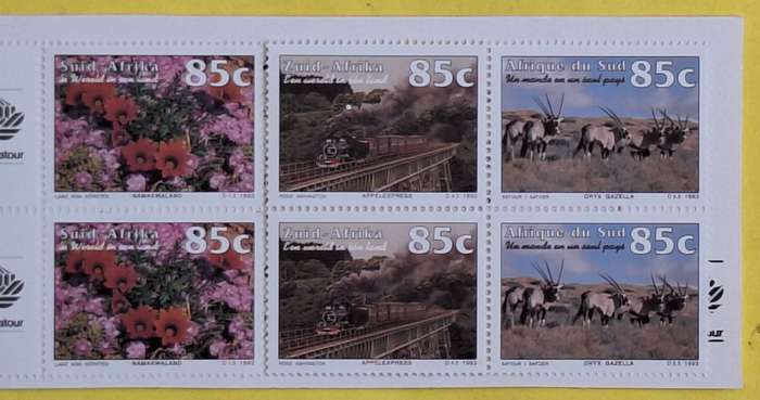 South Africa 1993 EasiPost Fauna and Flora International Postage Booklet Complete