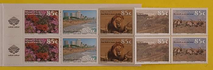 South Africa 1993 EasiPost Fauna and Flora International Postage Booklet Complete