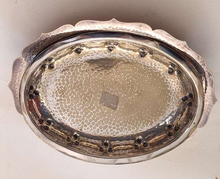 Vintage Princes Plate Three Piece Lidded Oval Serving Dish with Drip Tray by Mappin & Webb
