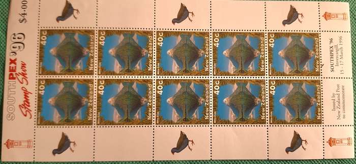 New Zealand 1996 Southpex '96 Mint Miniature Sheet Mitre Peak