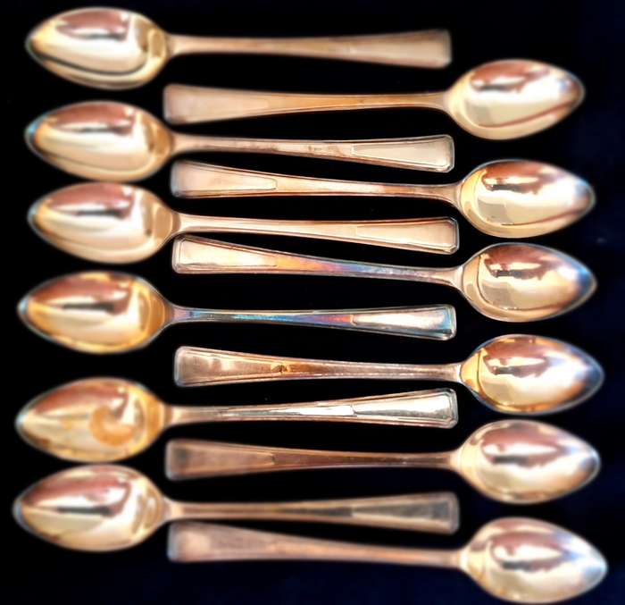 Set of 12 Ryals Silver Plated Teaspoons Made in England