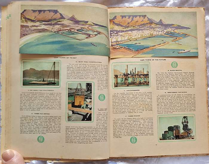 The Tavern of the Seas United Tobacco Cigarette Card Album with 50 Cards English/Afrikaans Text