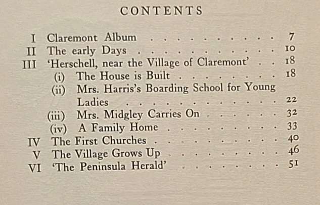 Claremont Album by Joyce Murray Hardcover 1958