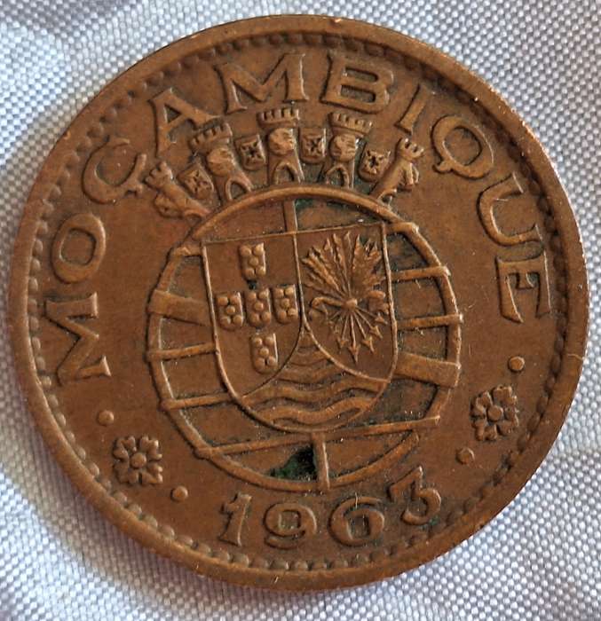 Mozambique 1963 1 Escudo Bronze