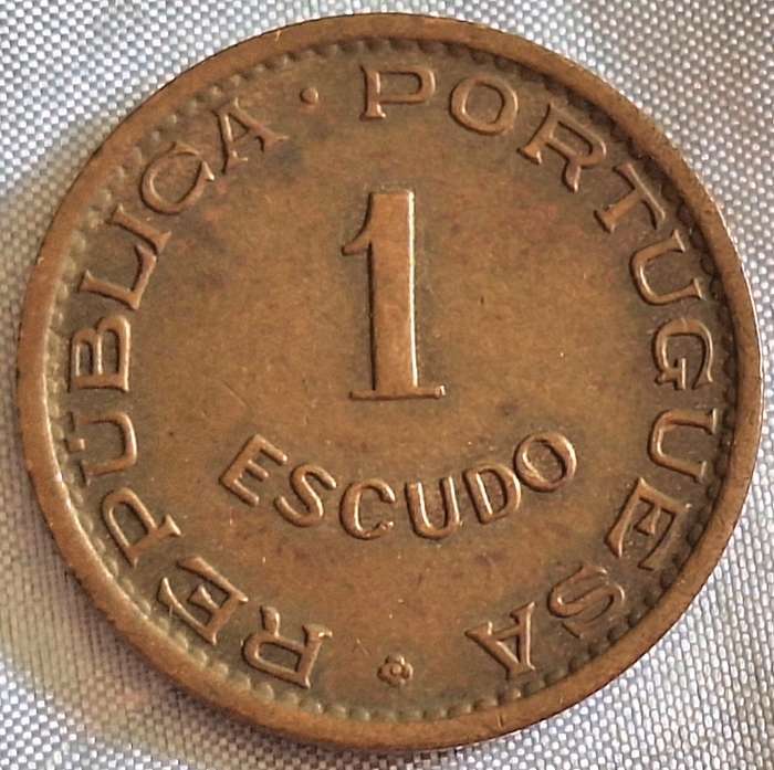 Mozambique 1965 1 Escudo Bronze